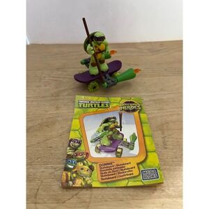 Mega Bloks TMNT Half-Shell Heroes Donnie Skateboard Donatello Figure Set